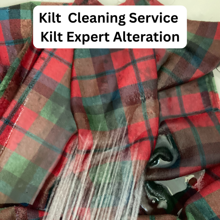 Gentle kilt hand washing kilt hand washing with water kilt cleaning service, non-dry cleaning
